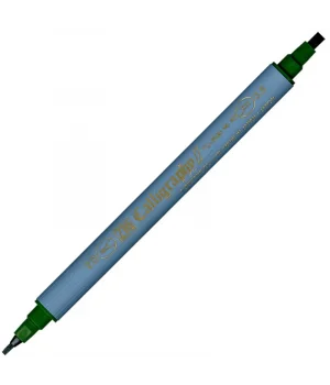 Zig Kaligrafi Kalemi Çift Uçlu 2 mm. + 3.5 mm. Yeşil