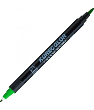 Zig Kurecolor Fine & Brush for MANGA Marker Çizim Kalemi 506 Ocean Green
