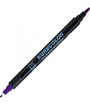 Zig Kurecolor Fine & Brush for MANGA Marker Çizim Kalemi 609 Deep Violet