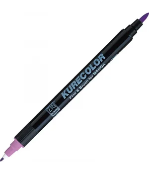 Zig Kurecolor Fine & Brush for MANGA Marker Çizim Kalemi 634 Light Violet