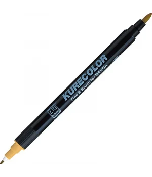 Zig Kurecolor Fine & Brush for MANGA Marker Çizim Kalemi 736 Mustard