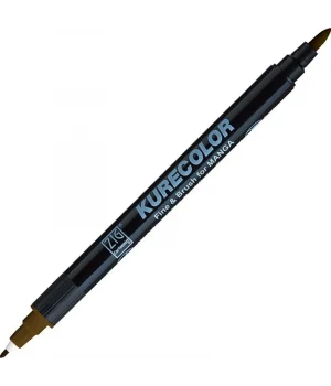 Zig Kurecolor Fine & Brush for MANGA Marker Çizim Kalemi 764 Mid Brown