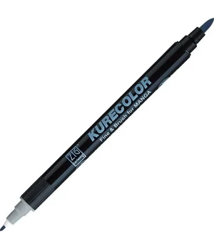 Zig Kurecolor Fine & Brush for MANGA Marker Çizim Kalemi 823 Dawn Gray