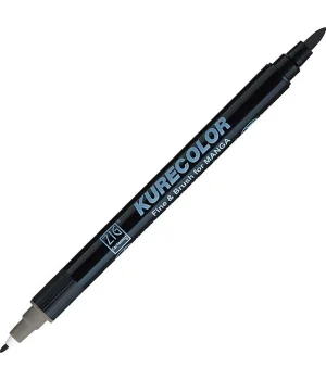 Zig Kurecolor Fine & Brush for MANGA Marker Çizim Kalemi C.06 Cool Gray 6