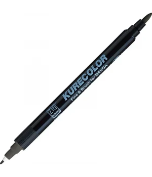 Zig Kurecolor Fine & Brush for MANGA Marker Çizim Kalemi C.09 Cool Gray 9