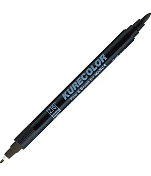 Zig Kurecolor Fine & Brush for MANGA Marker Çizim Kalemi C.11 Cool Gray 11