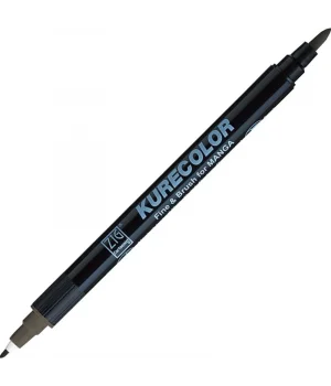 Zig Kurecolor Fine & Brush for MANGA Marker Çizim Kalemi W.08 Warm Gray 8