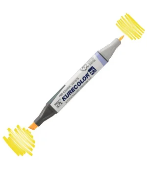 Zig Kurecolor Twin S Grafik Çizim Marker Kalemi 104 Mid Yellow
