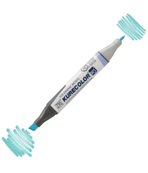 Zig Kurecolor Twin S Grafik Çizim Marker Kalemi 302 Light Blue