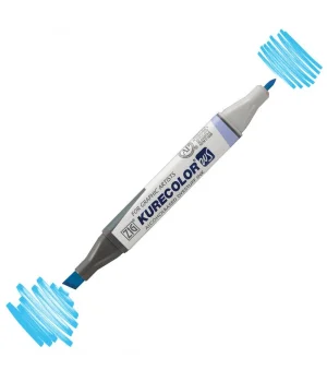 Zig Kurecolor Twin S Grafik Çizim Marker Kalemi 304 Cobalt Blue