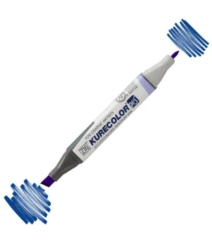 Zig Kurecolor Twin S Grafik Çizim Marker Kalemi 317 Blue