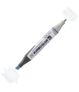 Zig Kurecolor Twin S Grafik Çizim Marker Kalemi 350 Ice Blue