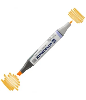 Zig Kurecolor Twin S Grafik Çizim Marker Kalemi 404 Bright Yellow