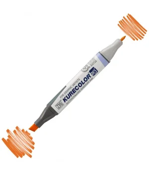 Zig Kurecolor Twin S Grafik Çizim Marker Kalemi 407 Orange