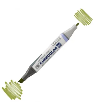 Zig Kurecolor Twin S Grafik Çizim Marker Kalemi 542 Mid Green