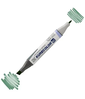 Zig Kurecolor Twin S Grafik Çizim Marker Kalemi 567 Deep Green