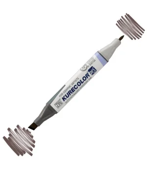 Zig Kurecolor Twin S Grafik Çizim Marker Kalemi 767 Dark Brown