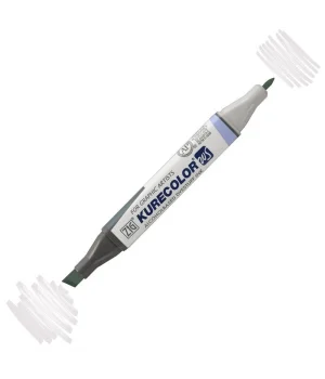 Zig Kurecolor Twin S Grafik Çizim Marker Kalemi 801 Light Gray