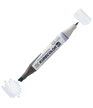 Zig Kurecolor Twin S Grafik Çizim Marker Kalemi 825 Blue Gray 2