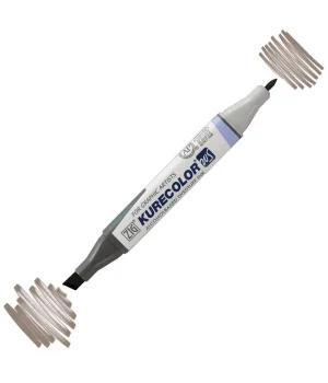 Zig Kurecolor Twin S Grafik Çizim Marker Kalemi W.08 Warm Gray 8