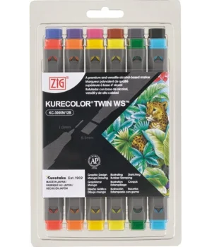 Zig Kurecolor Twin S Marker Kalem Seti 12 Renk BASIC COLORS