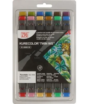 Zig Kurecolor Twin S Marker Kalem Seti 12 Renk DULL COLORS