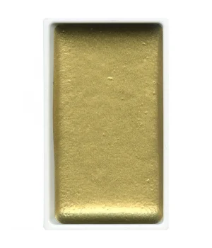 Zig Kuretake Gansai Tambi Tablet Sulu Boya 91 METALLIC BLUISH GOLD