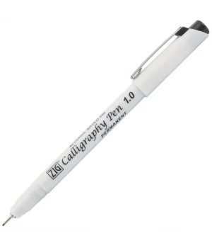 Zig Permanent Mürekkepli Kaligrafi Kalemi 1.0 mm. Siyah