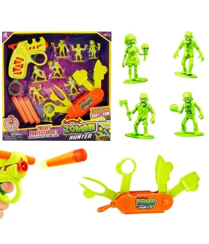 Zombi Avcısı Sünger Dart Atan Silah Oyun Seti