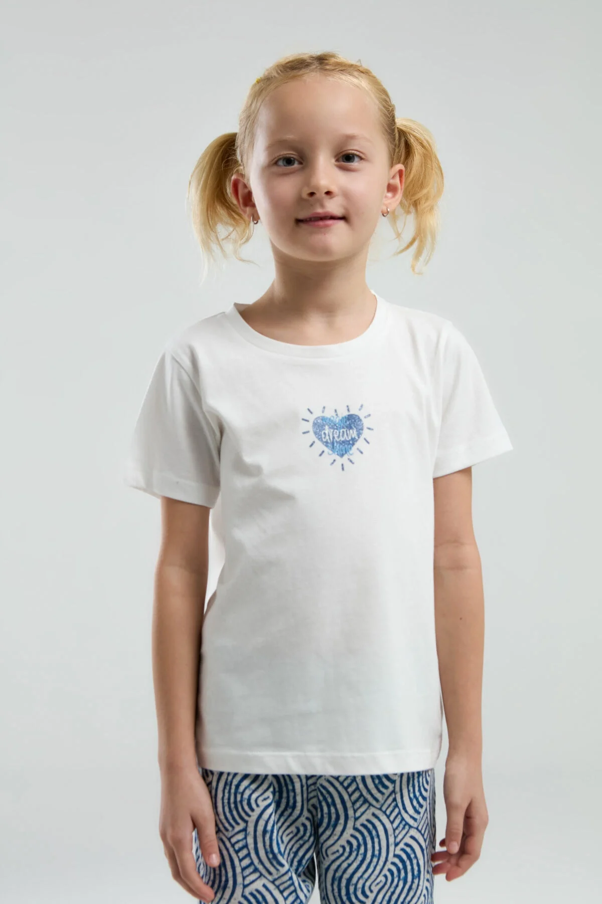 Arnetta Kız Çocuk Beyaz Pijama Takımı