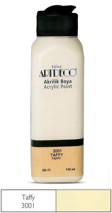 Artdeco Akrilik Boya 140 ml. 3001 TAFFY