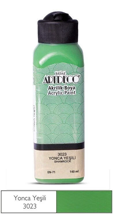 Artdeco Akrilik Boya 140 ml. 3023 YONCA YEŞİLİ