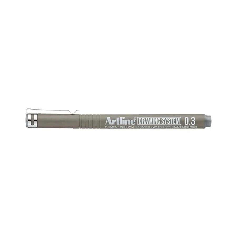 Artline Drawing System Teknik Çizim Kalemi 0.3 mm. Grey