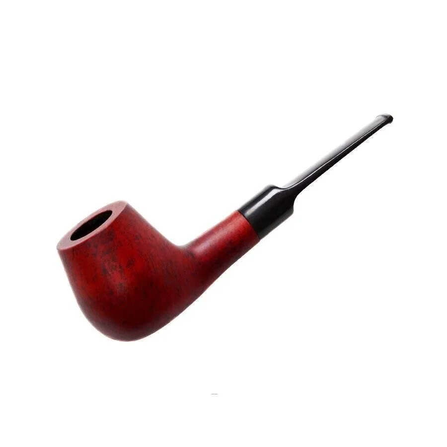 Atomic German 9mm Gül Ağacı Pipo Düz Mat Vişne