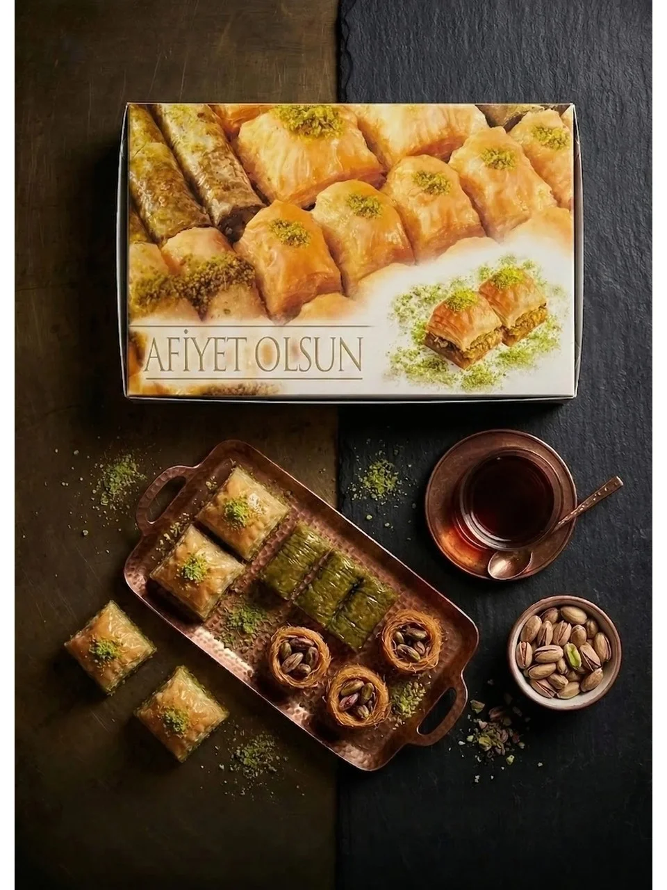 Baklava Kutusu Küçük 500gr 200lü