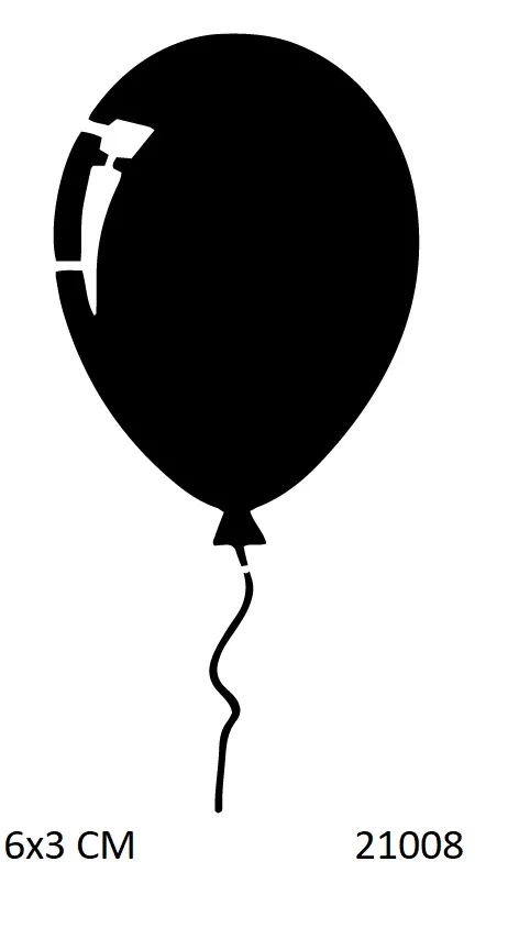 Balon  Geçici Dövme Şablonu