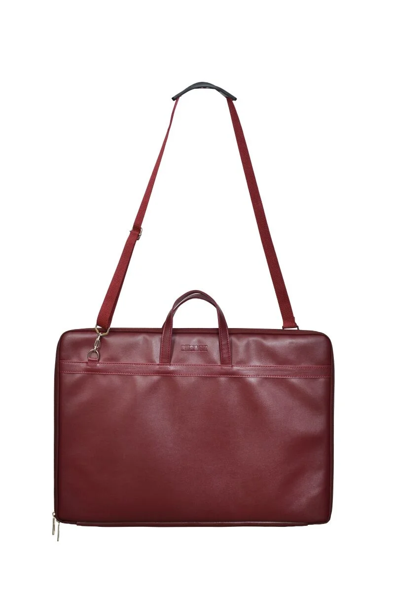 BBack Deri Proje Resim Çantası 40x55 cm. BORDO