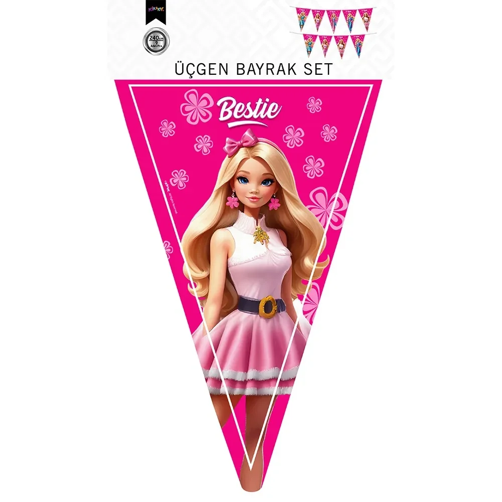 Bestie Üçgen Flama Süsleme Seti
