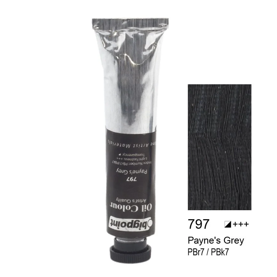 Bigpoint Yağlı Boya 45 ml. 797 Paynes Grey