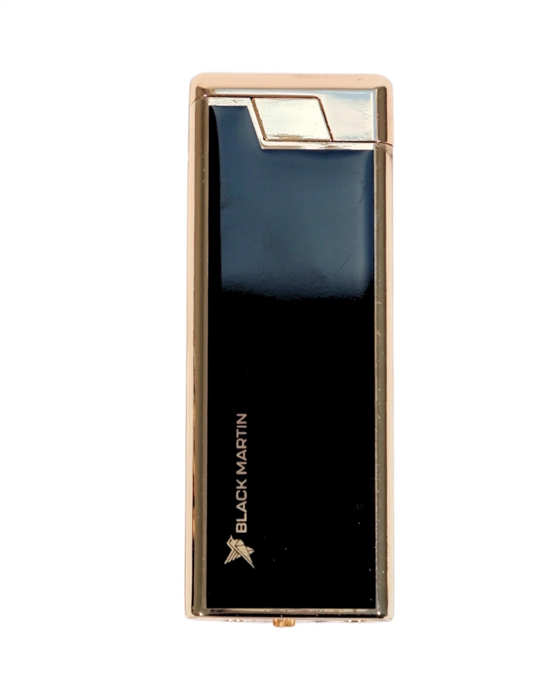 Black Martin Tek Torch Çakmak Siyah-Gold BM471 - Parmida