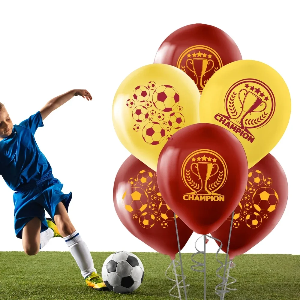 Champion Baskılı Sarı Kırmızı Pastel Balon 12"
