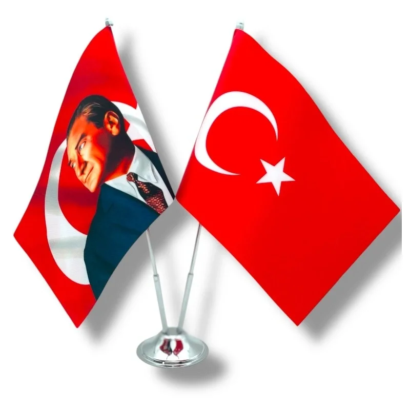 Çiftli Atatürk-Turk Masa Bayraği