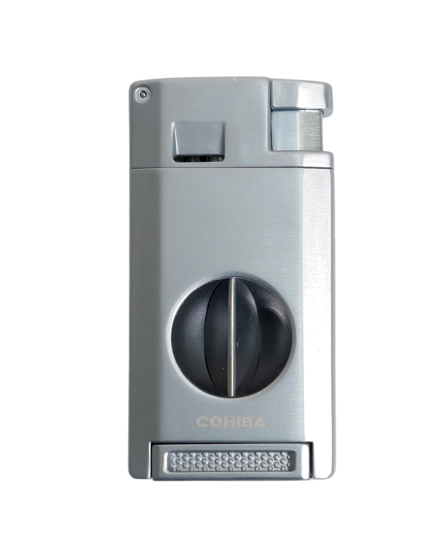 Cohiba Gümüş V Cut Çift Torch Puro Çakmak CCM0873 - Parmida