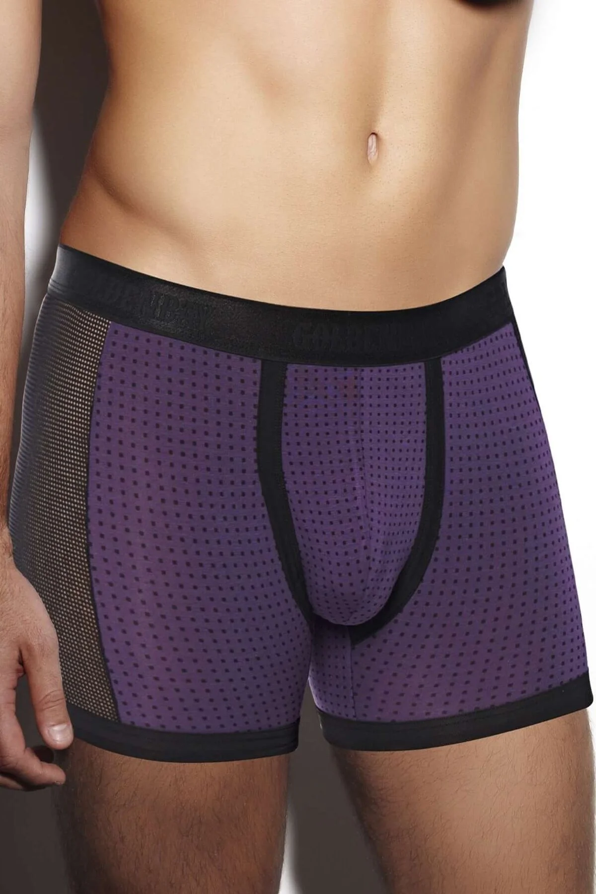 Erkek Modal Yan Fileli Puantiyeli Bokser (1764)