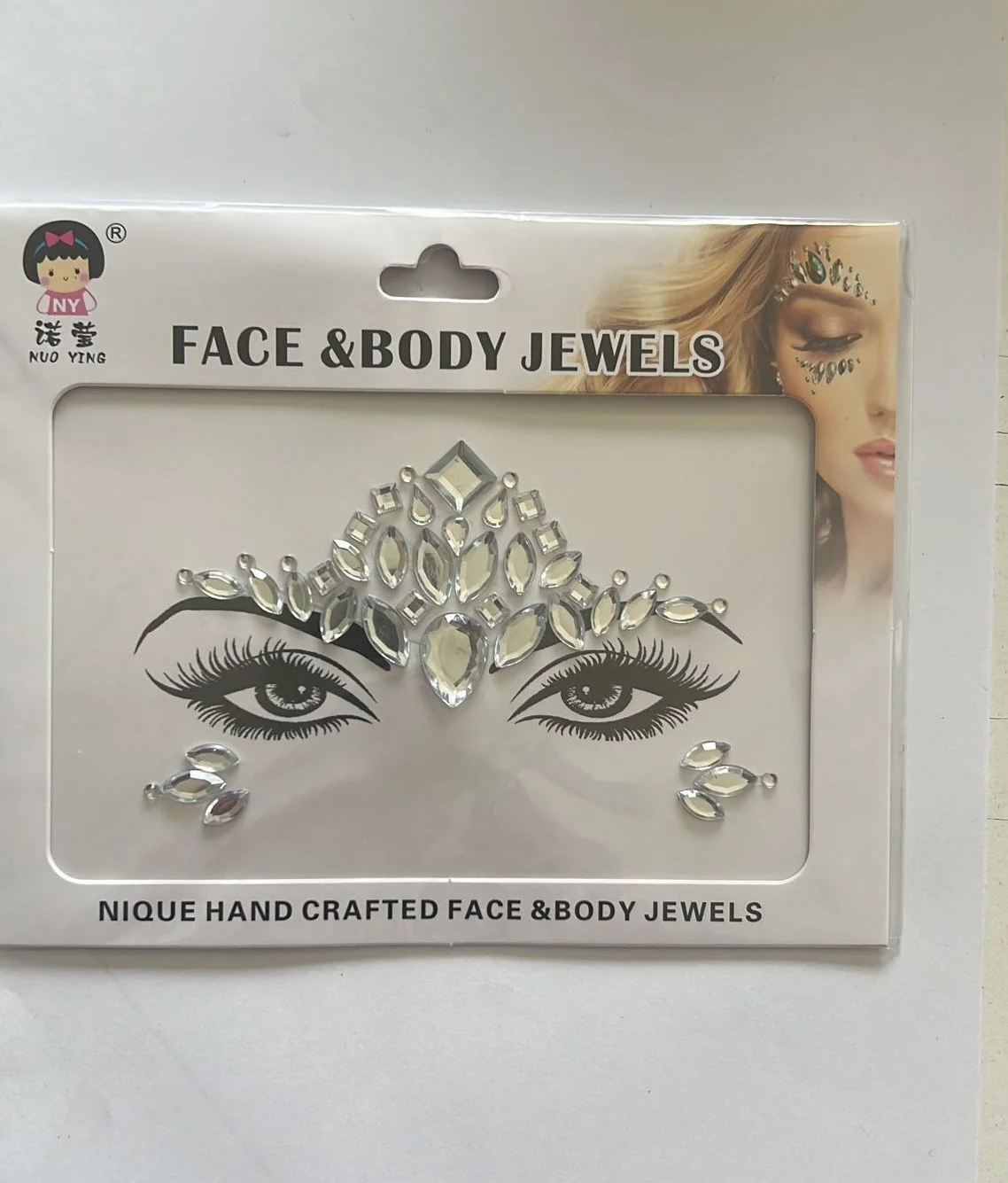 Face Gems Kristal Yüz Taşı Model 15