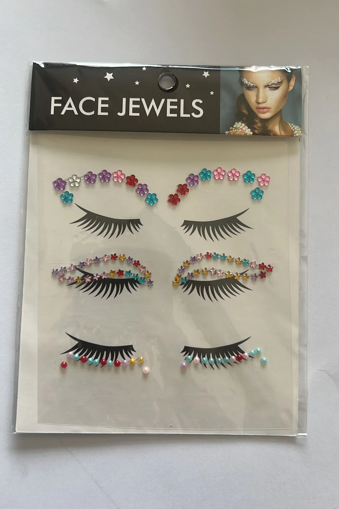 Face Gems Kristal Yüz Taşı Model 24