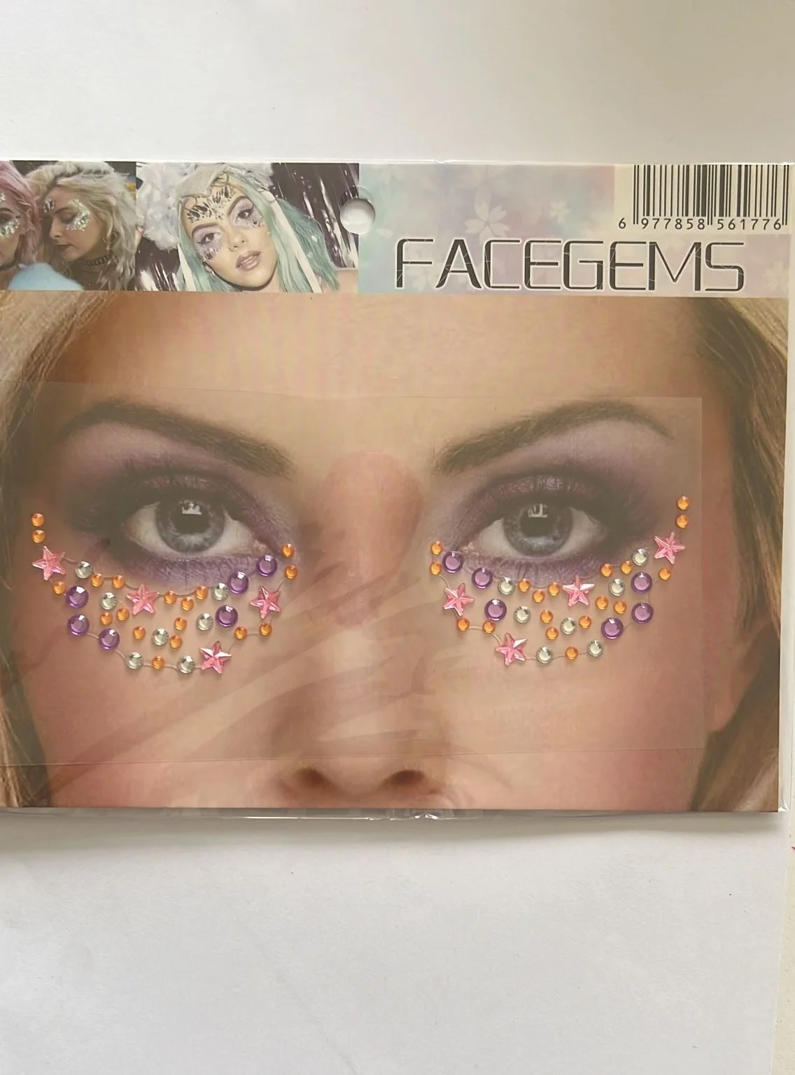 Face Gems Kristal Yüz Taşı Model 28