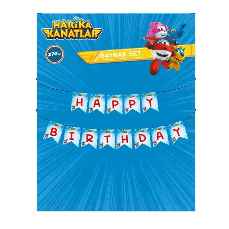 Harika Kanatlar Happy Birthday Harf Afiş