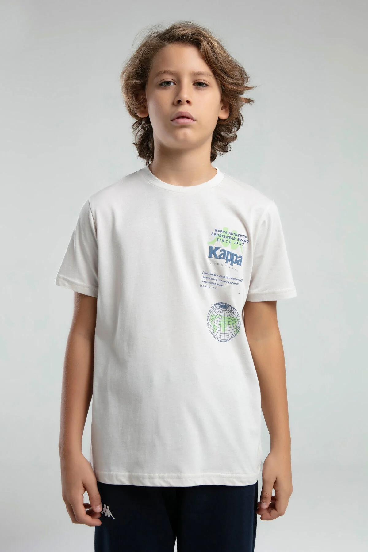 Kappa Erkek Çocuk Krem T-Shirt