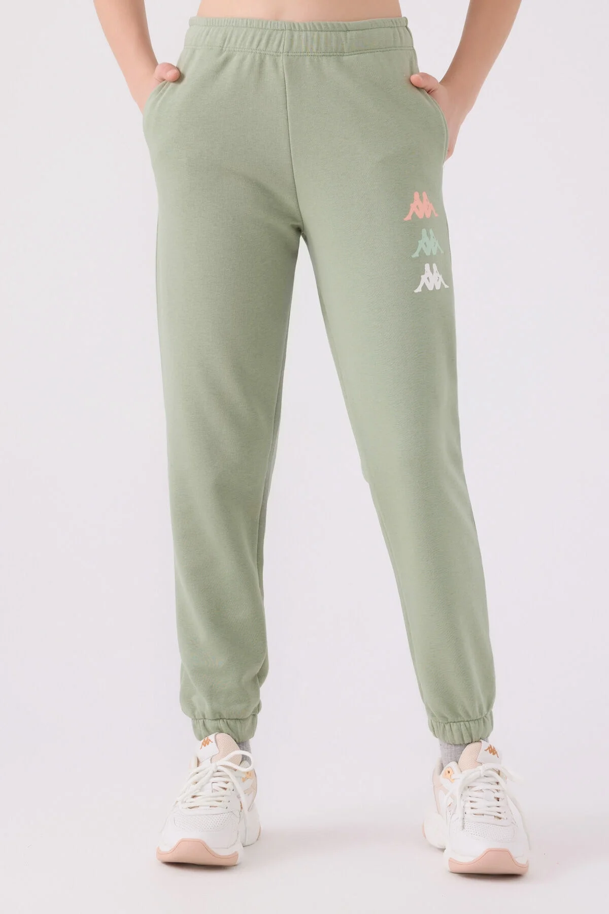 Kappa Kız Çocuk Haki Eşofman Altı